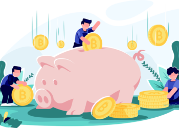 centen besparen leuke prent met roze varkentje